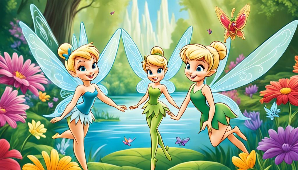 Tinkerbell and friends coloring pages