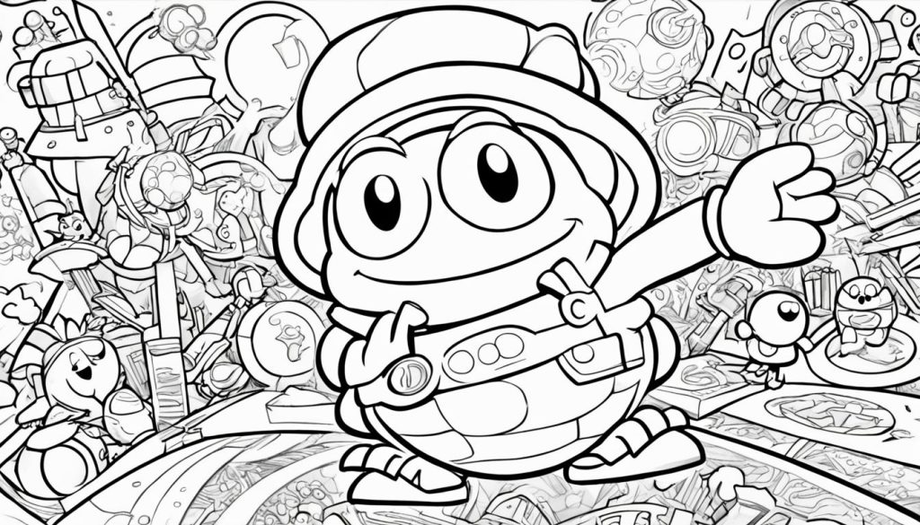 Toad coloring pages