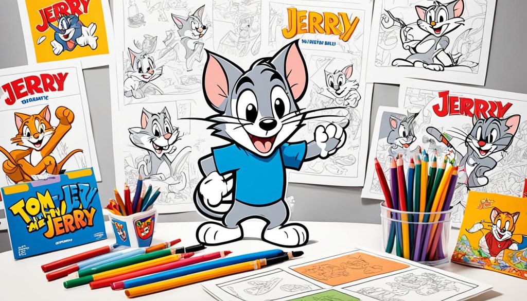 Tom and Jerry Printable Coloring Pages