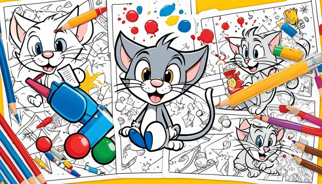 Tom and Jerry Printable Coloring Pages
