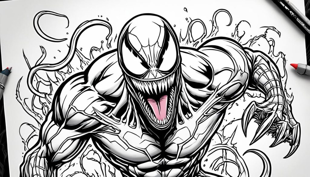 Venom Coloring Pages Collection