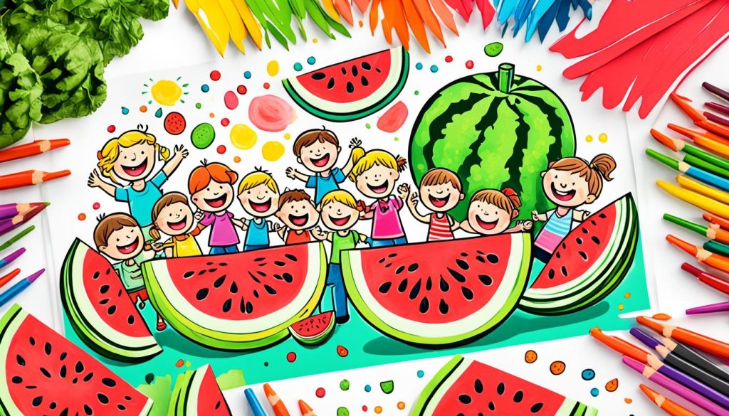 Watermelon Coloring Sheets for Kids Watermelon Coloring Sheets for Kids