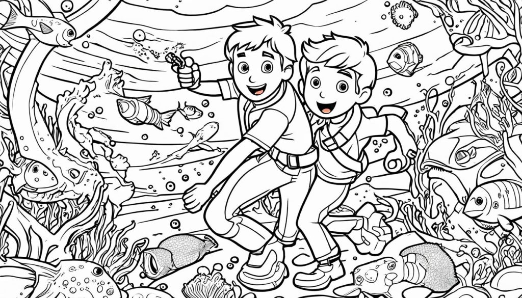 Wild Kratts color pages printable
