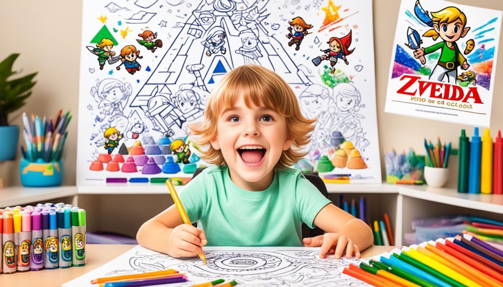 Zelda coloring sheets