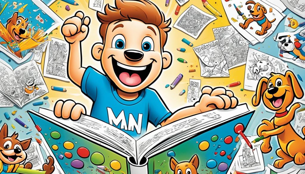 best dog man coloring book