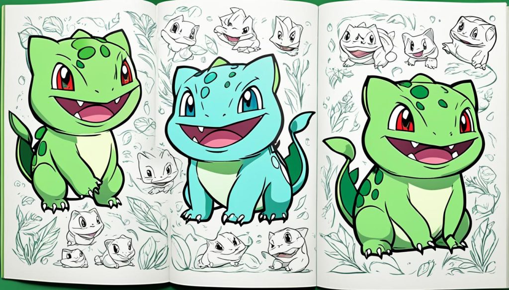 bulbasaur color book