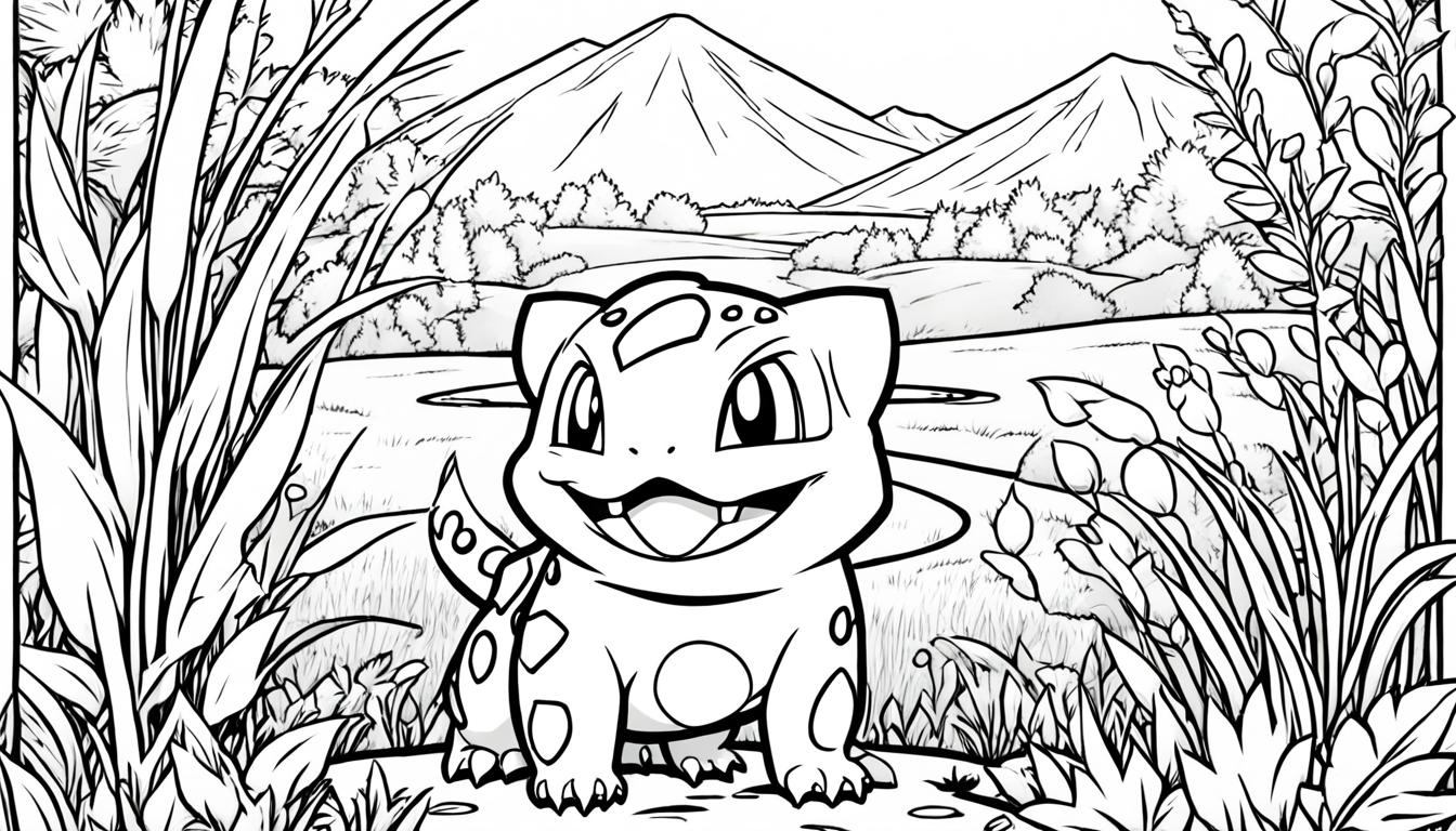 bulbasaur coloring pages