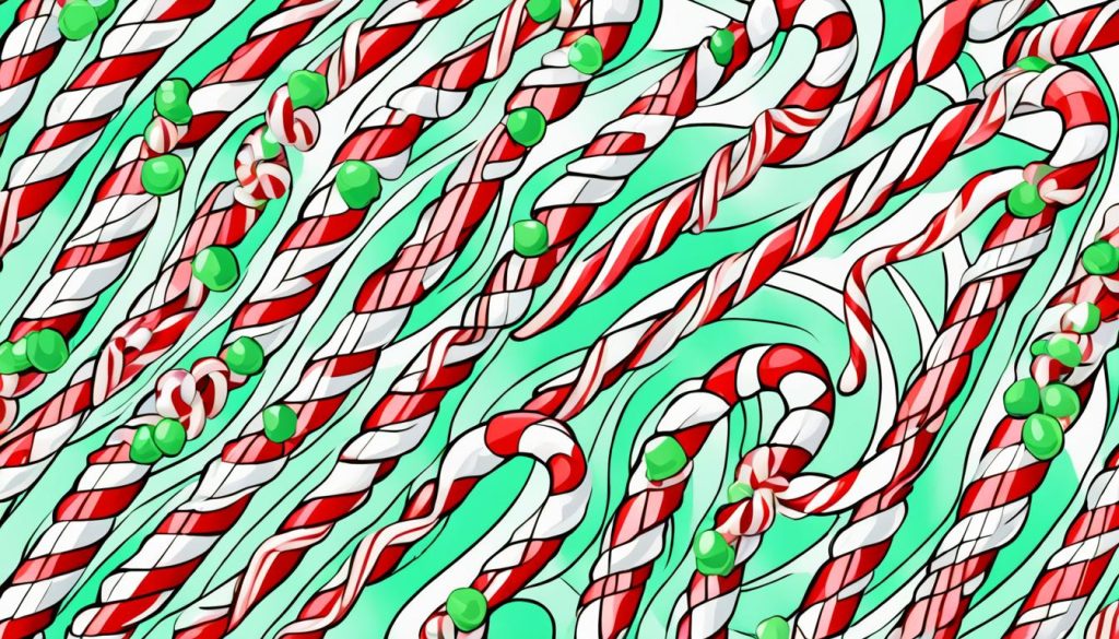 candy cane coloring pages