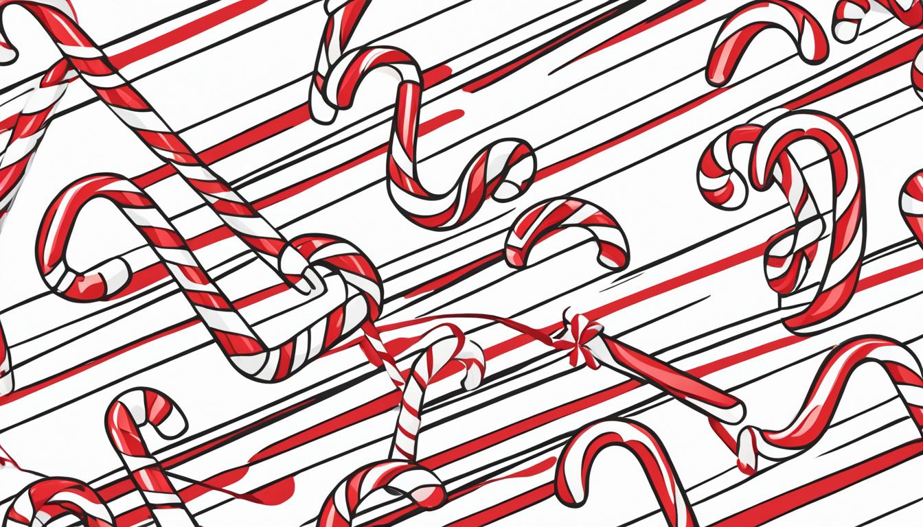 candy cane coloring pages