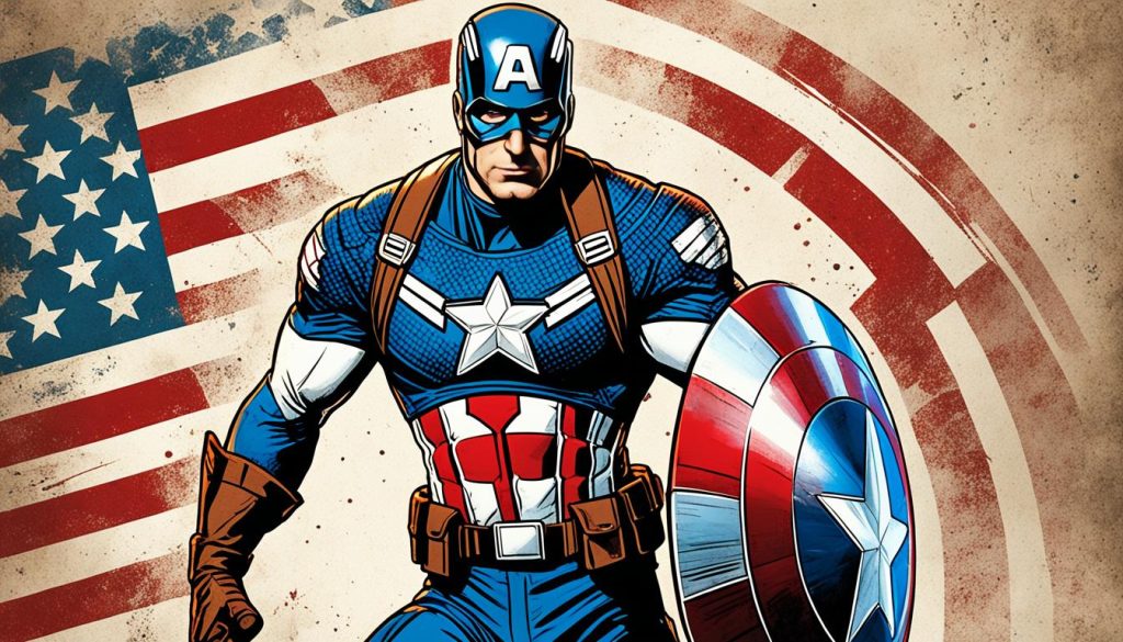 captain america art print