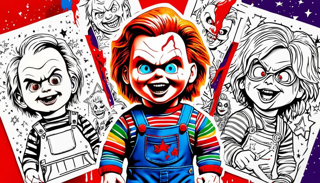 chucky color book for kids