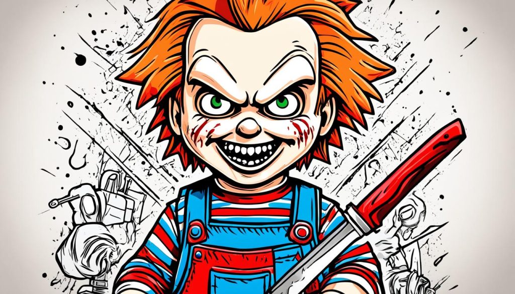 chucky coloring pages color book art print