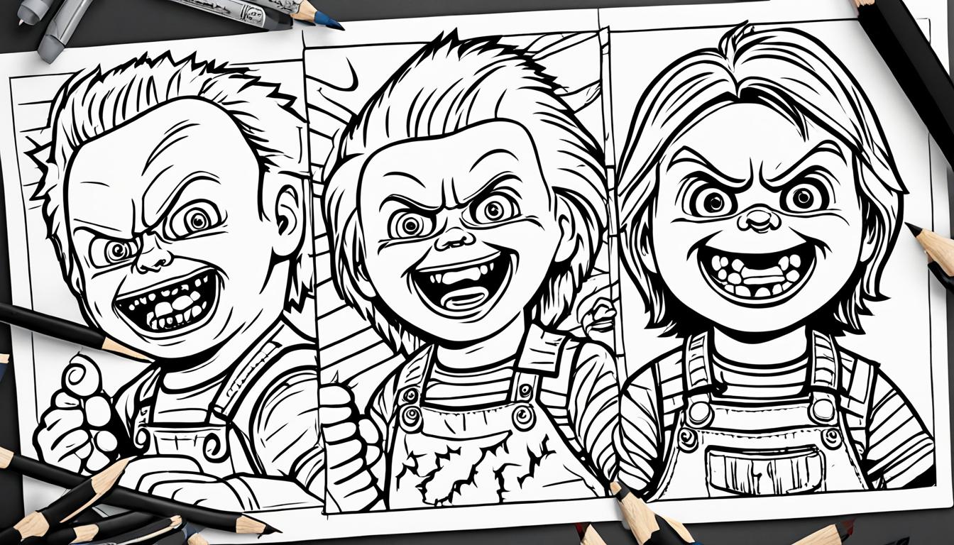 chucky coloring pages
