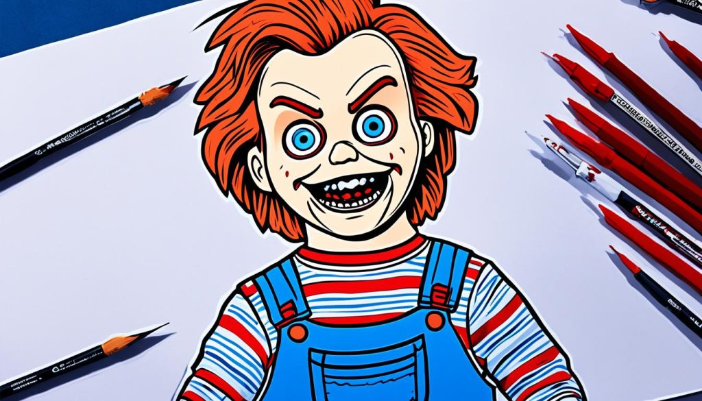 chucky coloring sheets for printing