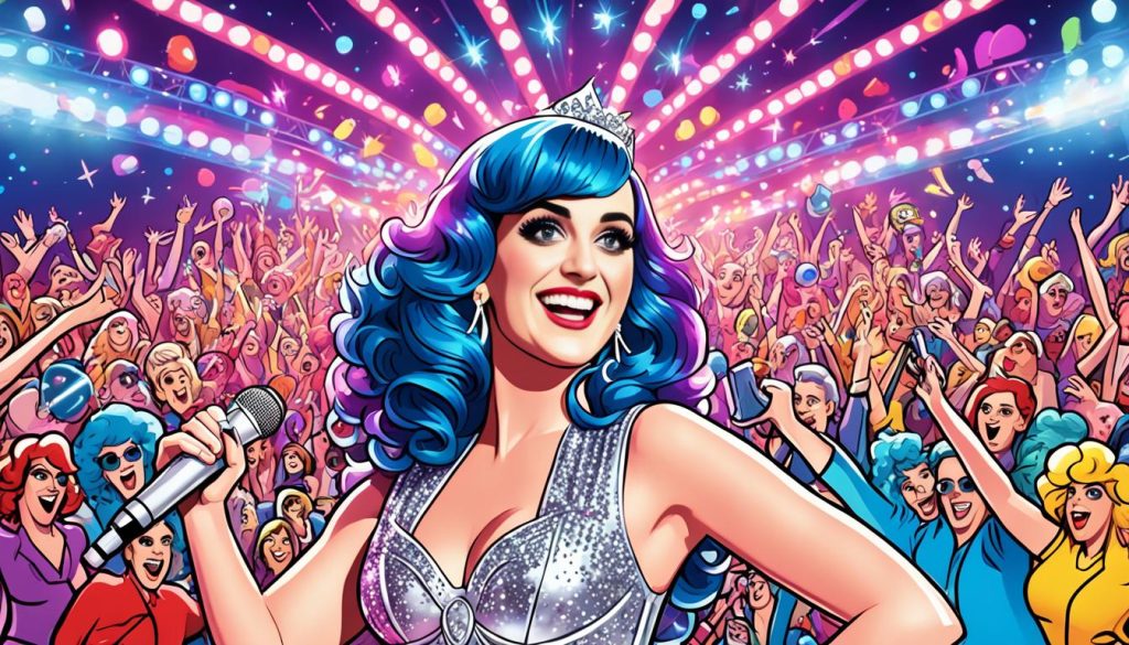 coloring page with Katy Perry