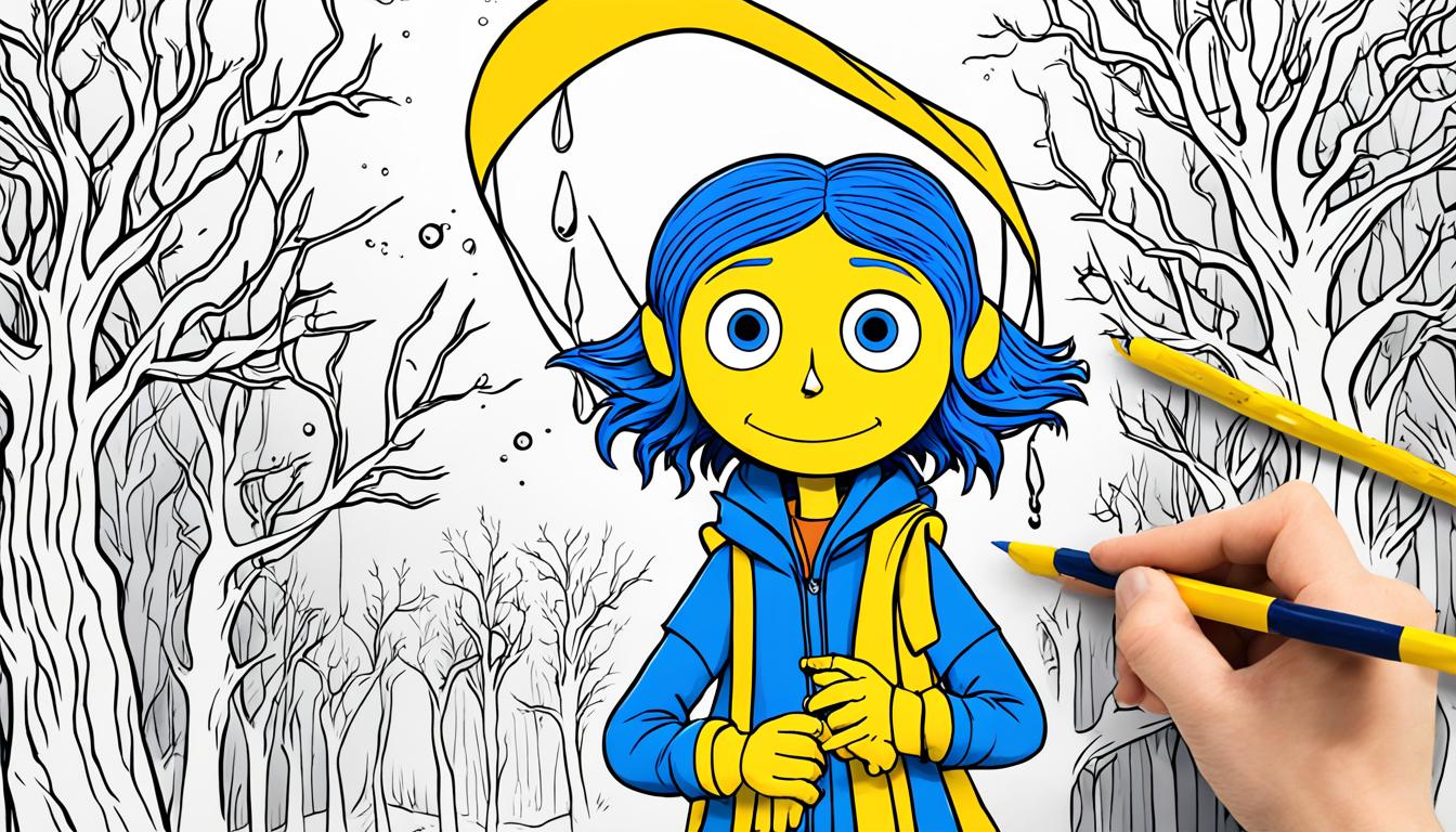 coraline coloring pages