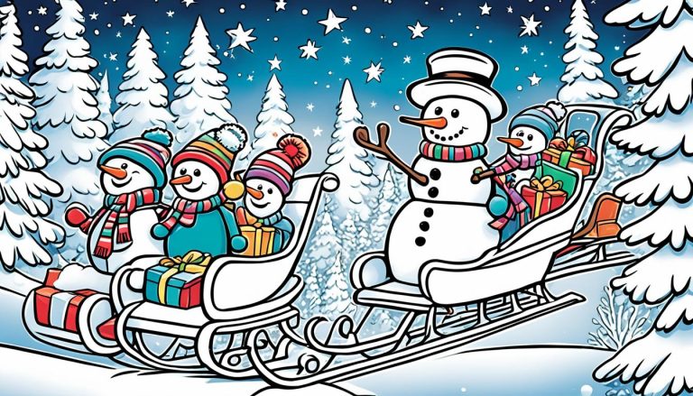 December Coloring Pages – Download Print Color Page