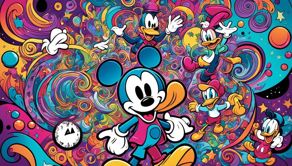 disney trippy coloring pages