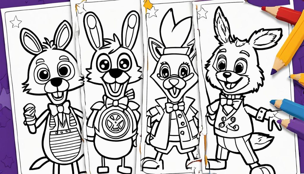 five nights at freddys coloring pages
