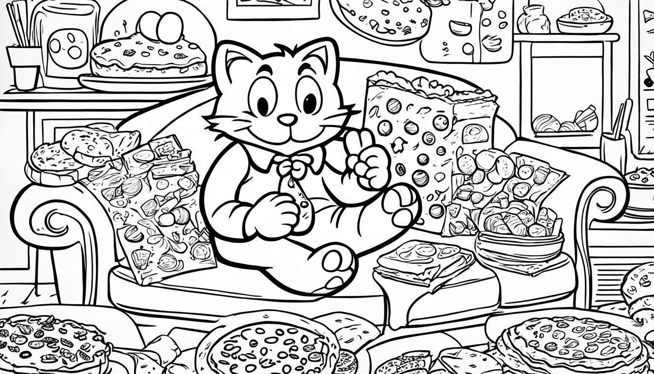 garfield coloring pages
