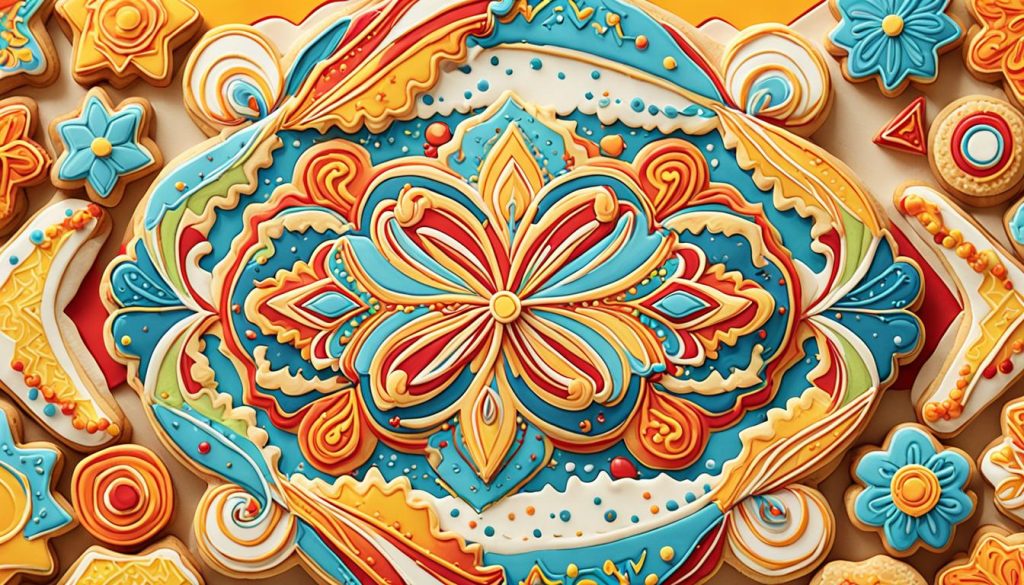intricate cookie design