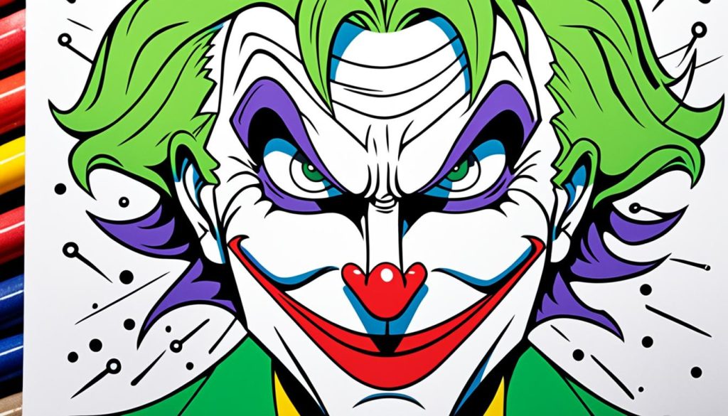 joker color book art