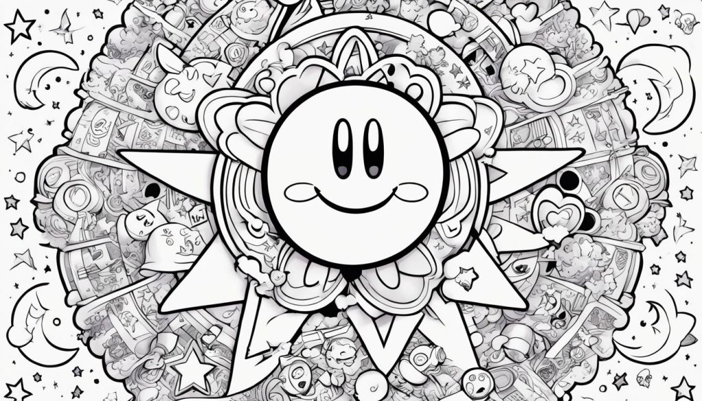 kirby printable coloring pages