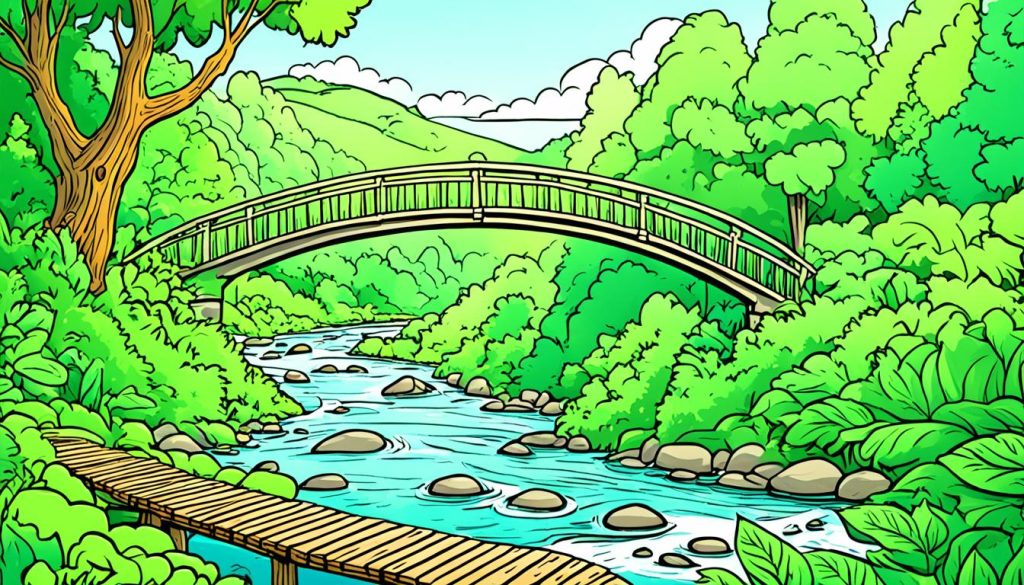 landscape coloring activities