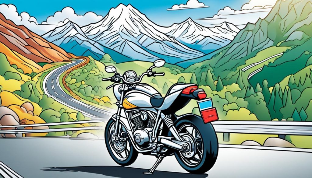 motorcycle drawing images for coloring