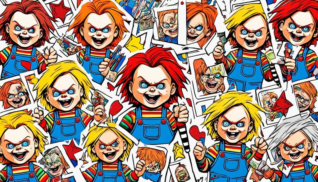 printable Chucky coloring pages