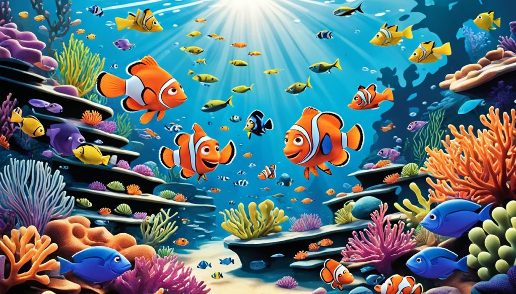 printable Finding Nemo coloring sheets