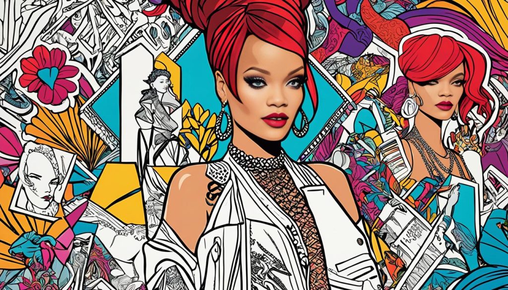 rihanna color book