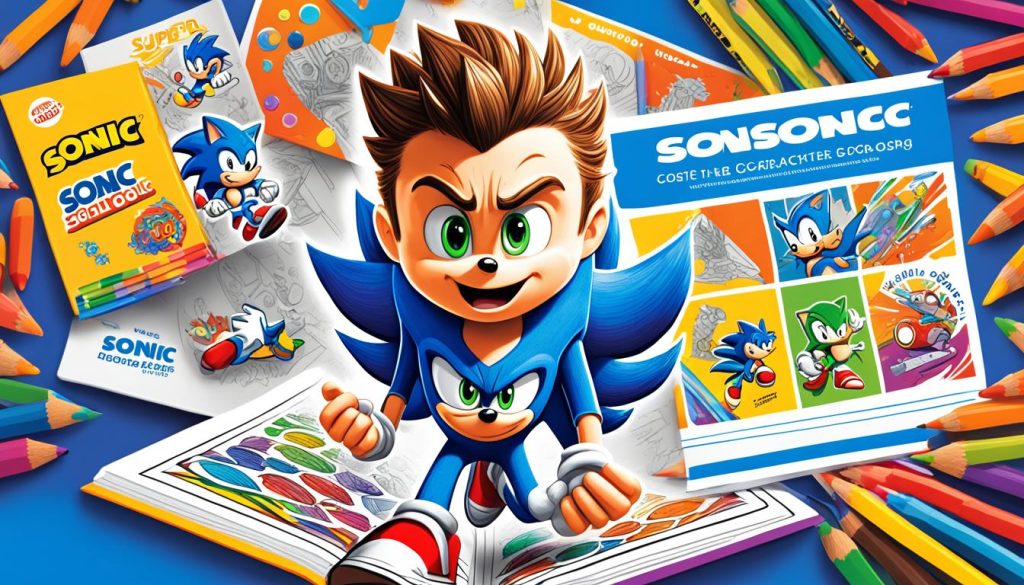 sonic the hedgehog coloring book