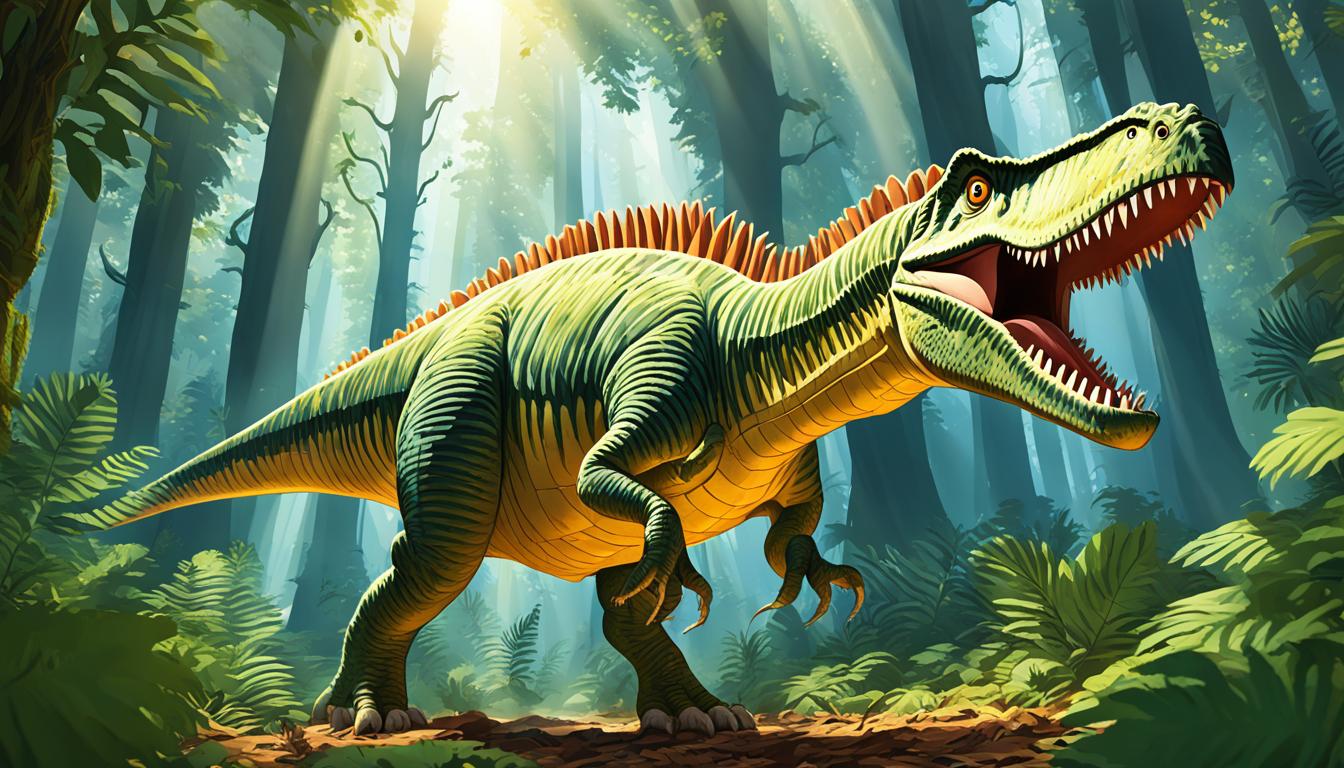 spinosaurus color page