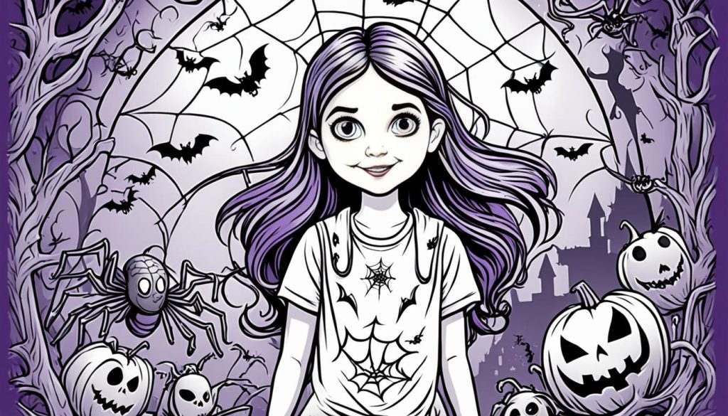 spooky coloring pages