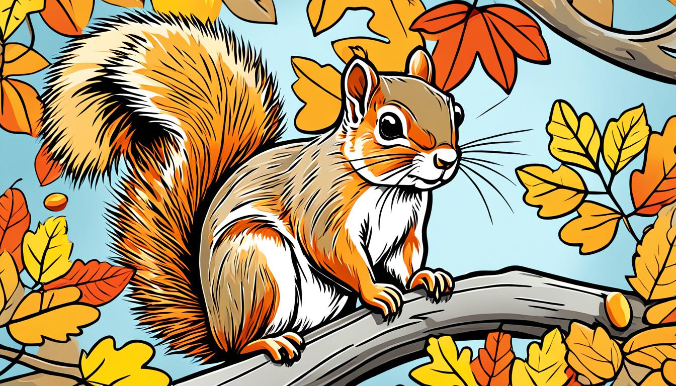 squirrel coloring pages