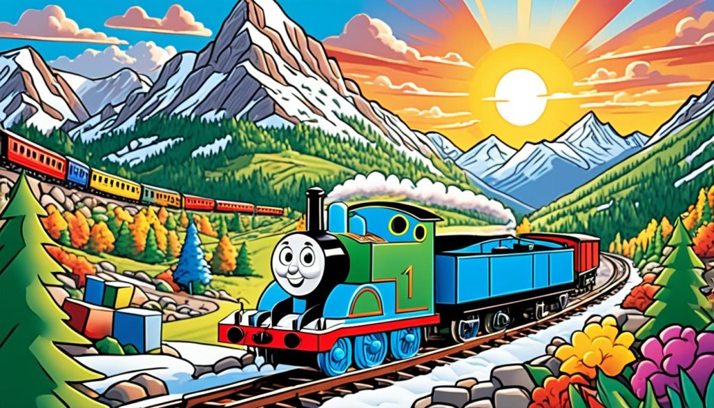 thomas the train coloring pictures