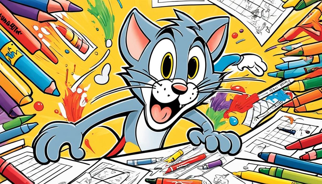 tom and jerry coloring activities