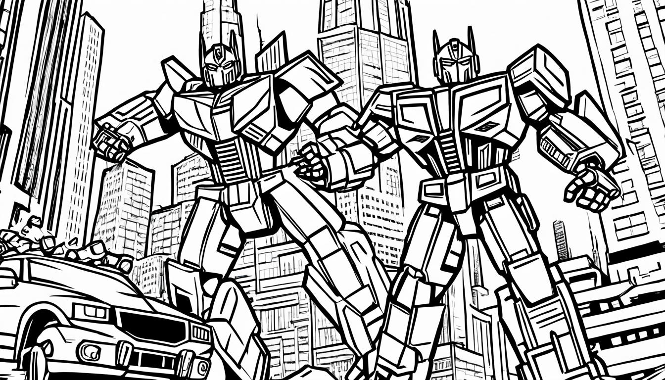 transformers coloring pages