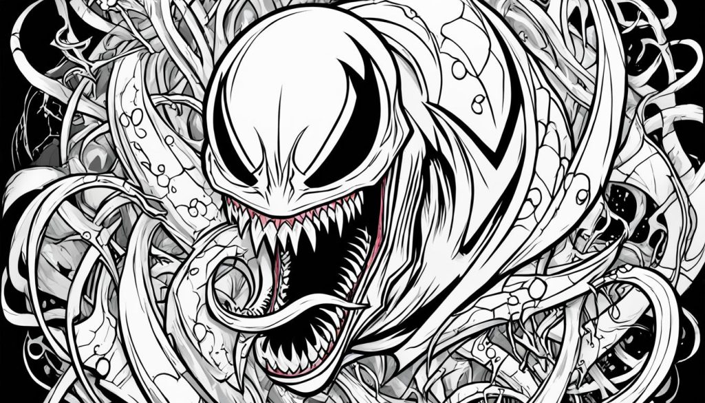 venom coloring pages