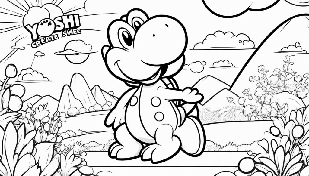yoshi coloring sheet printables