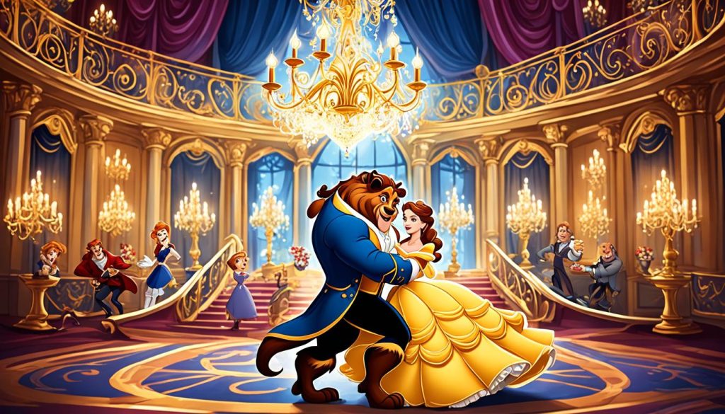 1991 iconic animation of Beauty and the Beast