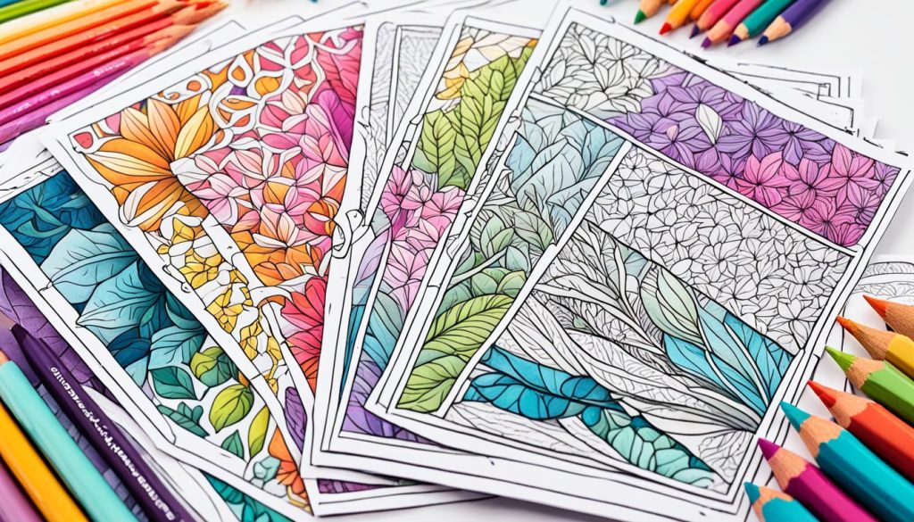 Aesthetic coloring pages