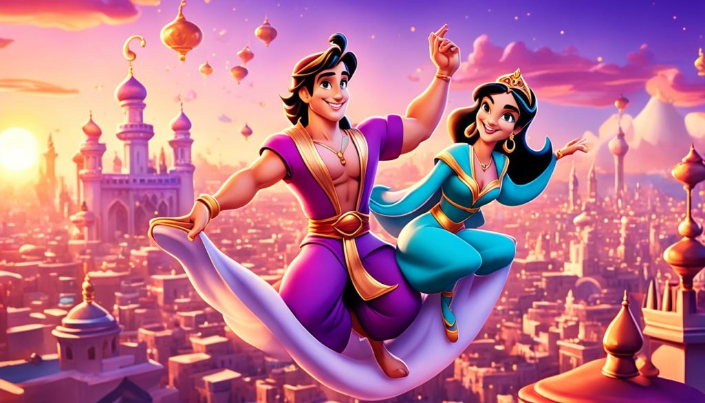 Aladdin coloring sheet