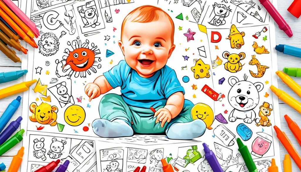 Baby Coloring Pages Learning Tools