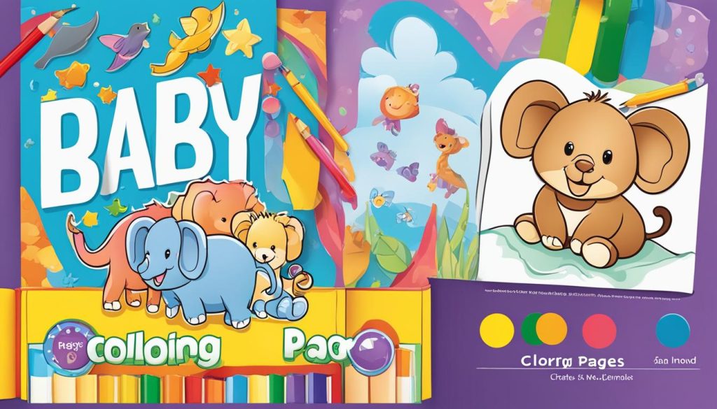Baby color book images