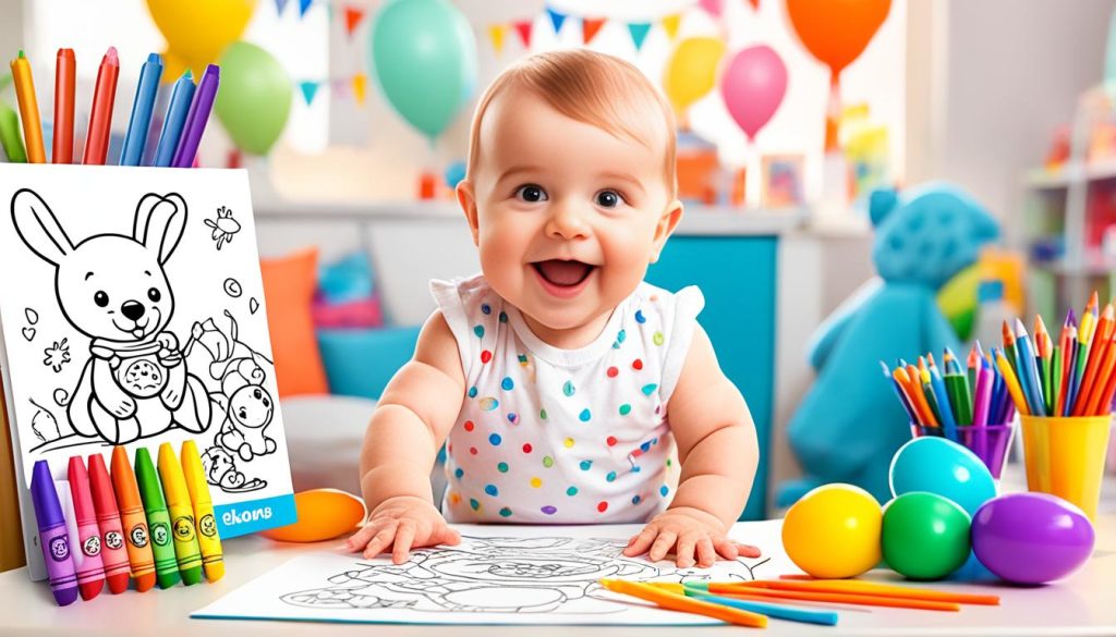 Baby coloring pages