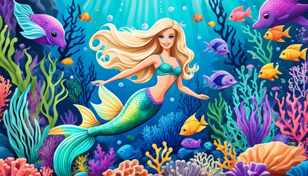 Barbie Mermaid Artwork