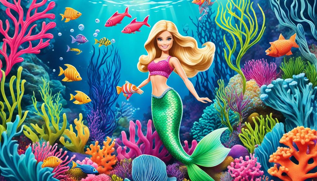 Barbie Mermaid Coloring Book