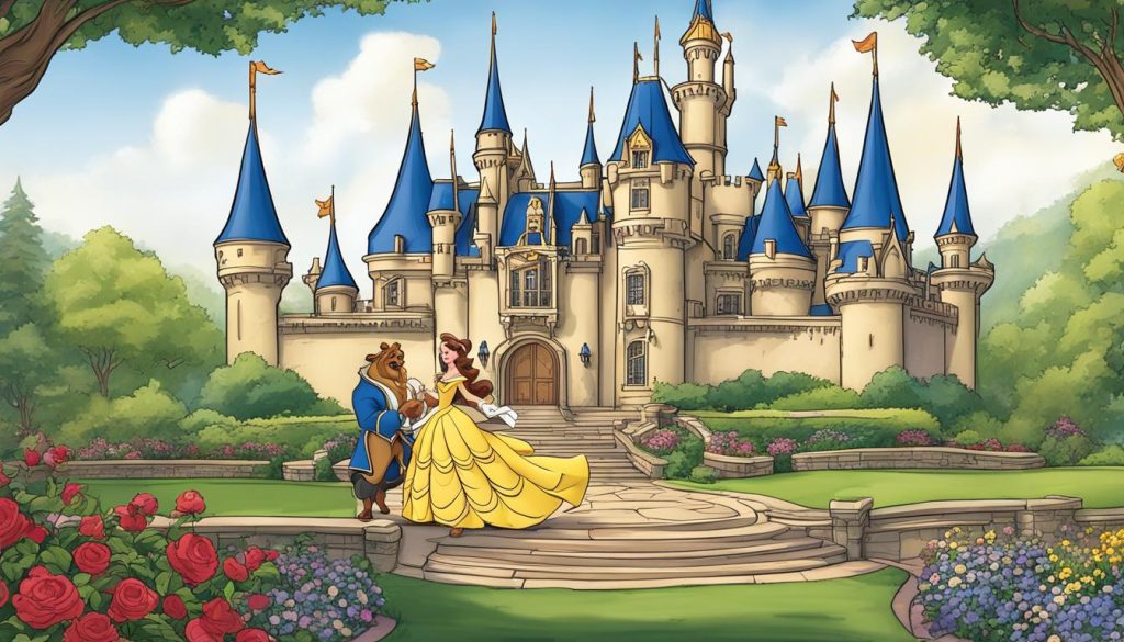 Beauty and the Beast Printable Coloring Pages